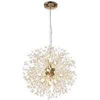 Dandelion crystal chandelier