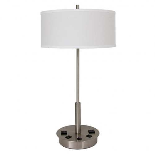 Table Lamp with Outlet and USB