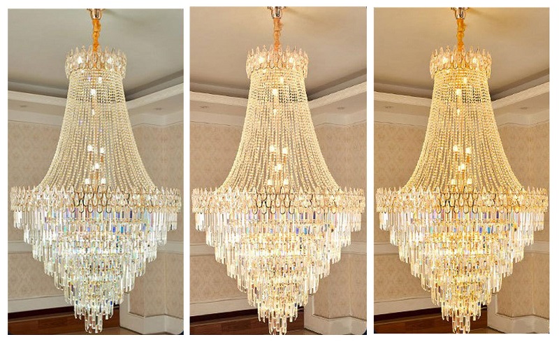 Big modern chandelier lighting