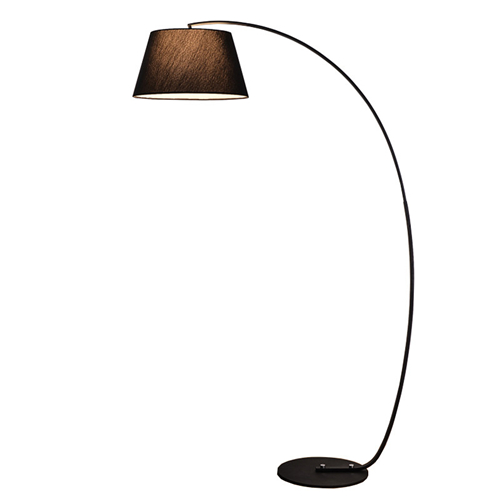 black arc floor lamp