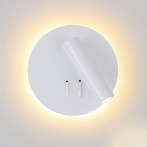 LED reading light with backlight